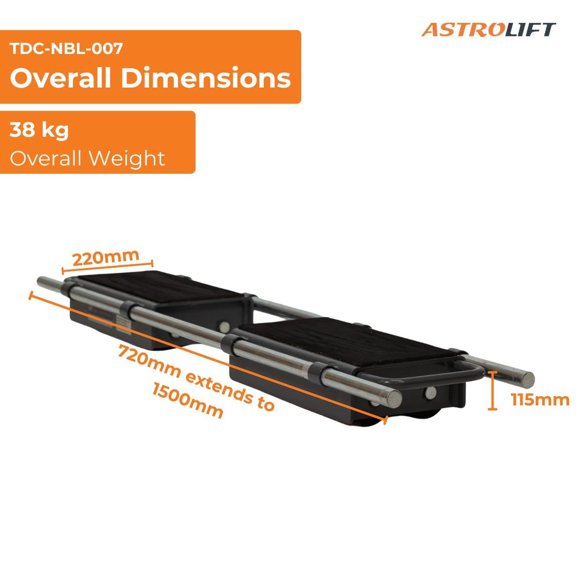 Buy Adjustable Load Skate 12 Tonne in Load Skates available at Astrolift NZ